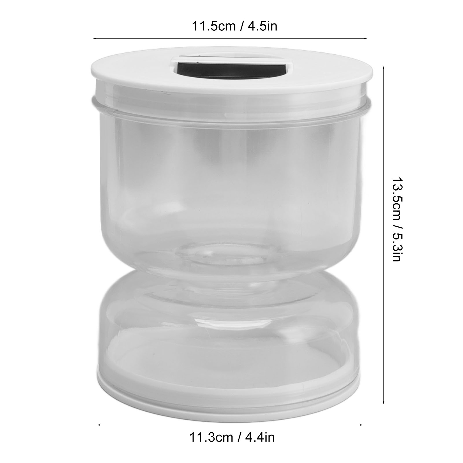 Glass Pickle Jar With Strainer Flip Pickle Container For - Temu