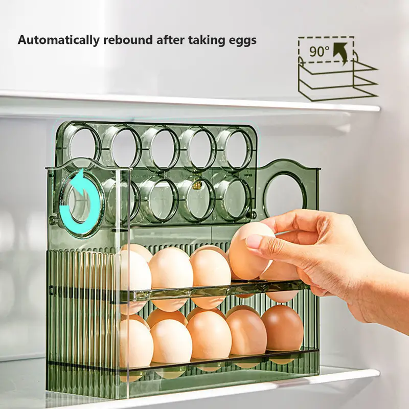 Egg Holder Small Egg Storage Box Easy Carry Stackable Egg - Temu