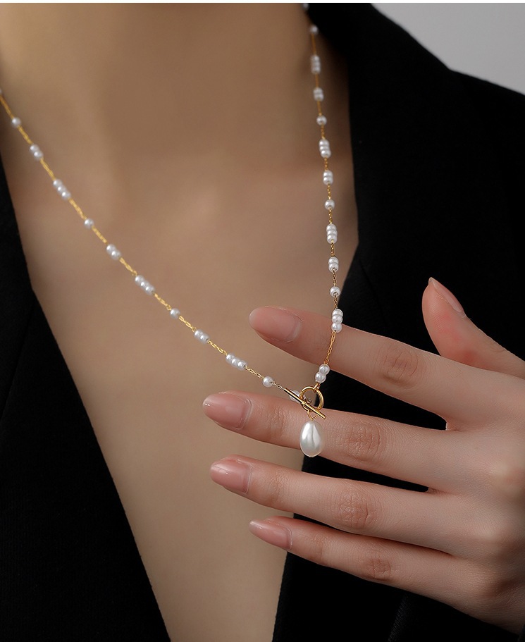 barokko ayollar uchun uzun moda simulyatsiya marjonli marjon 0t qulflash bilan marjon zanjir tafsilotlari 5