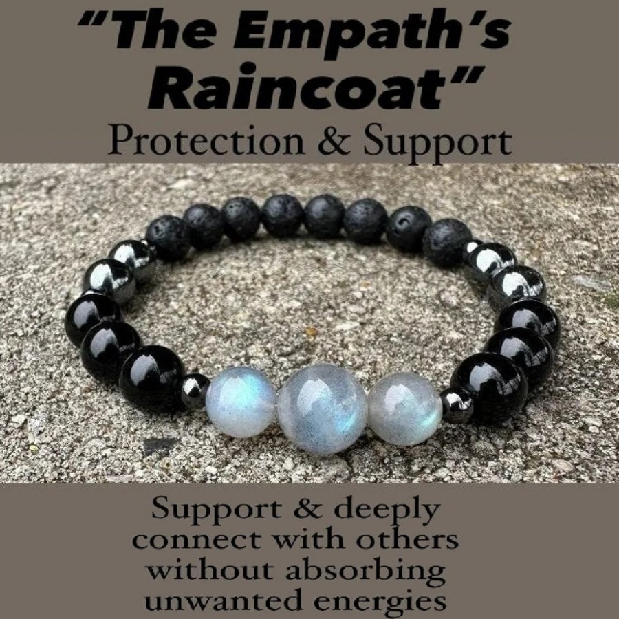 Empath Protection Bracelet - Elastic - 6mm Beads