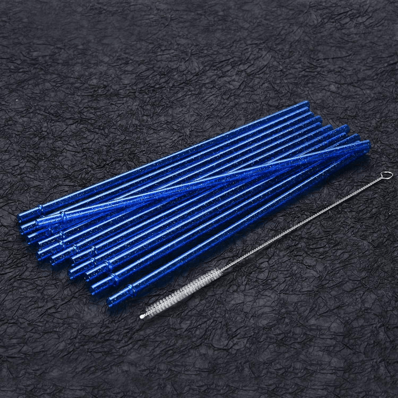  ALINK 4 Pack Replacement Glitter Straws and Straw