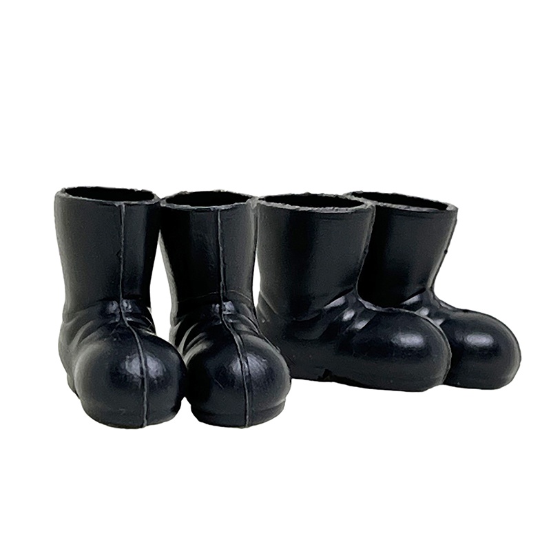 Black Rubber Boots for Stuffed Animals