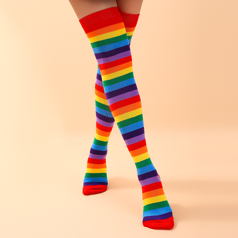 On Calcetines Largos Mujer - Performance High Sock - Limelight & Ice