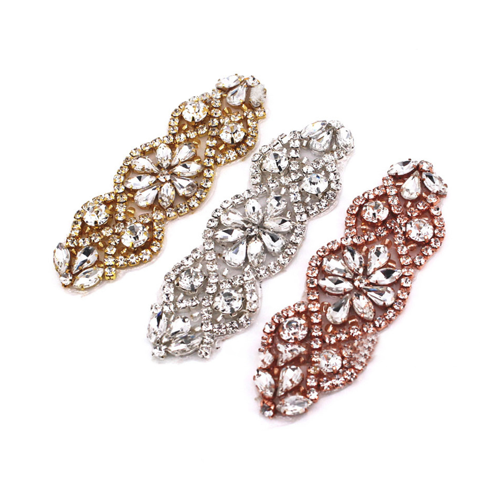 Rhinestone Applique Sew On Iron On Crystal Patch For Bridal - Temu