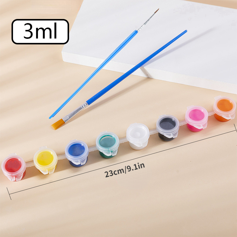 12 Color Acrylic Paint Diy Aromatherapy Art Painting Gypsum Doll Watercolor  Paint Strip Ceramic Art Material Oil Painting Suit - AliExpress