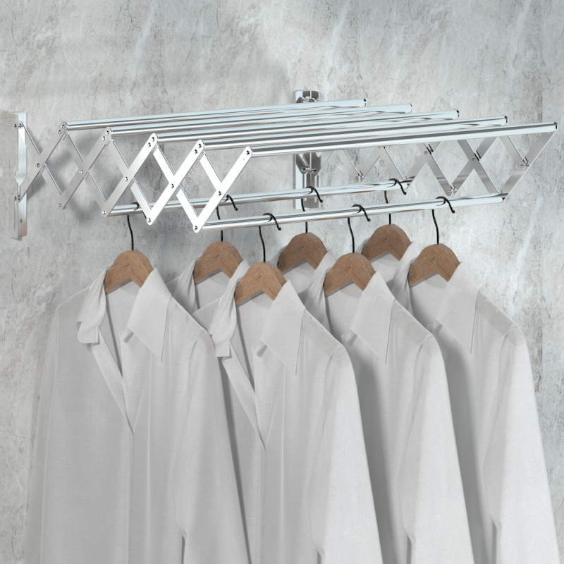 Space saving Clothes Drying Rack Wall Mounted Collapsible - Temu