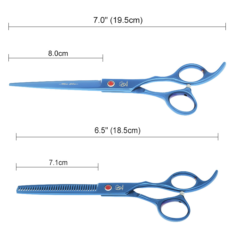 Professional Pet 7.0 Inches Cat Dog Grooming Shears Scissors