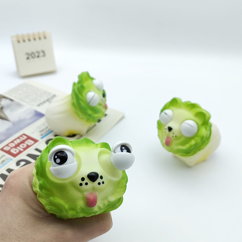 Vegetable Dog Decompressing Toys, Exploding Eyes, Squeezing Creativity,  Strange Pinch Toys - Temu