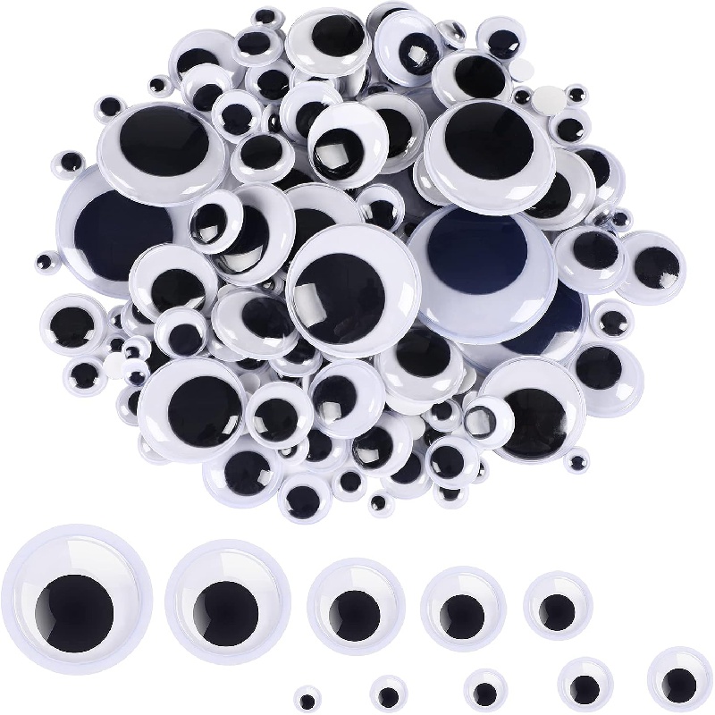 500pcs Black Wiggle Googly Eyes Googly Eyes For Crafts Craft Eyes