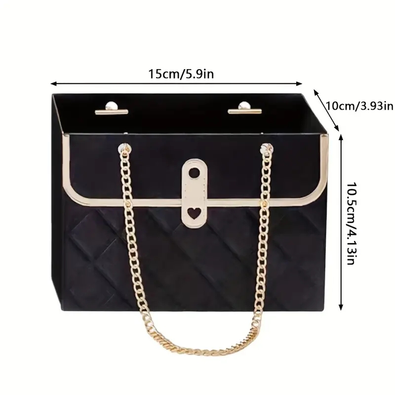 2pcs Rectangular Floral Packaging Box for Weddings and Parties
