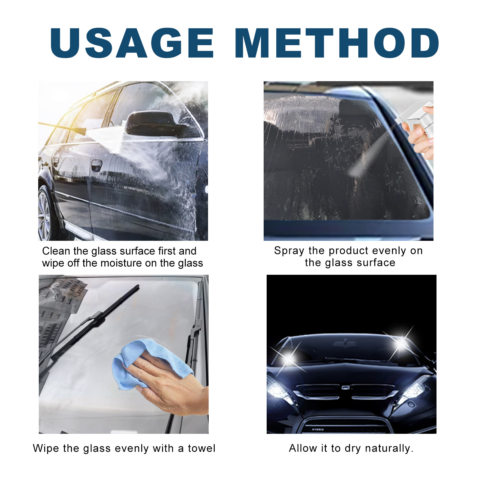Glass Water Repellent Spray Automotive Windshield Window Defogging  Long-lasting Rearview Cars Glass Maintenance Anti Fog Agents - AliExpress