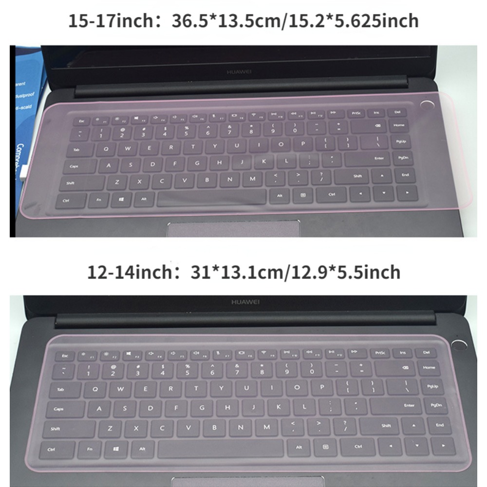 Housse de protection universelle pour clavier d'ordinateur portable 12-17  pouces, Film imperméable en Silicone