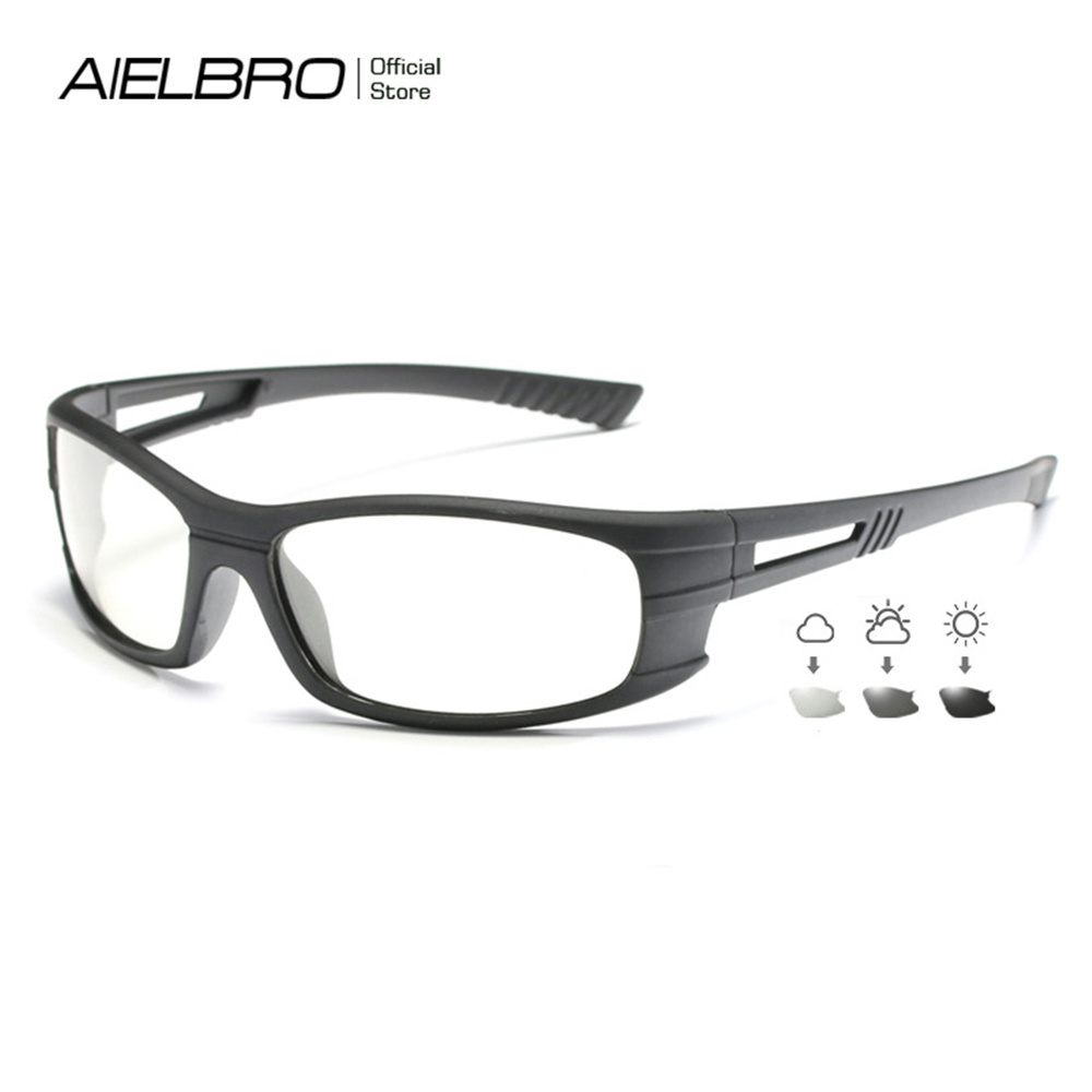 

Aielbro Photochromic Cycling Glasses, Polarized Cycling Glasses, Sports Hiking Fishing Glasses
