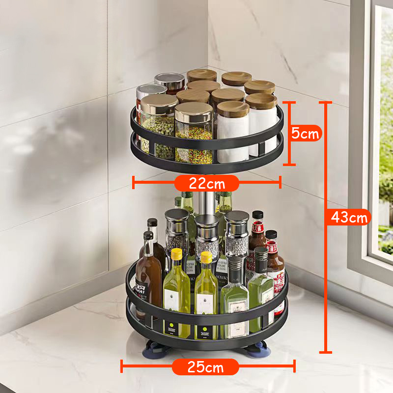 9/12 Inch Round Clear 360 Rotation Cabinet Organizer With Dividers  Turntable Plastic Food Storage Container Spice Rack For Kitchen Fridge  Bathroom Cou