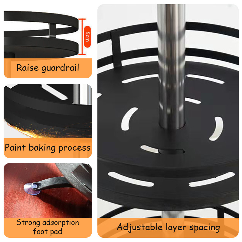 2-Tier Spinning Paint Rack