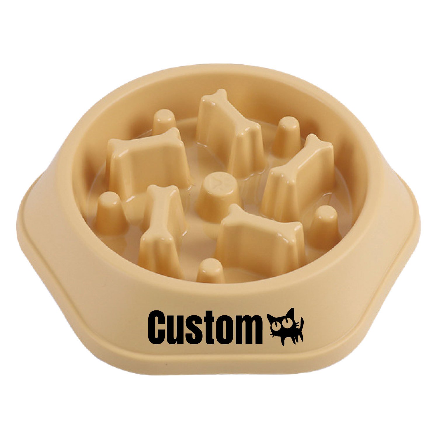 Personalized Dog Food Bowl Plastic Dog Bowl Custom Pet Bowl 