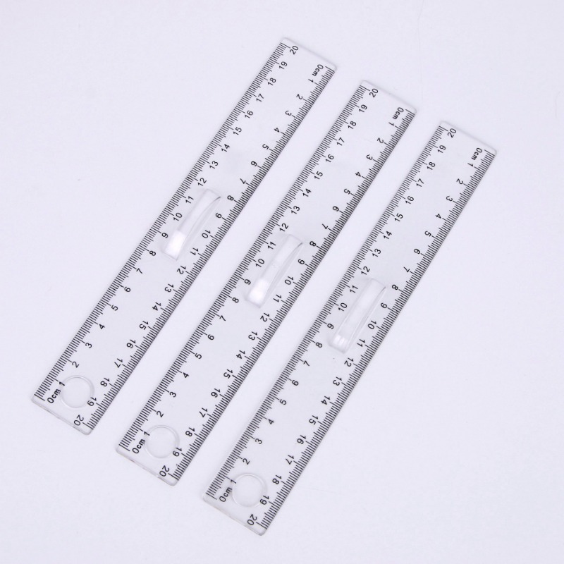 30cm20cm Plastic Transparent Ruler Double Sided Printing - Temu