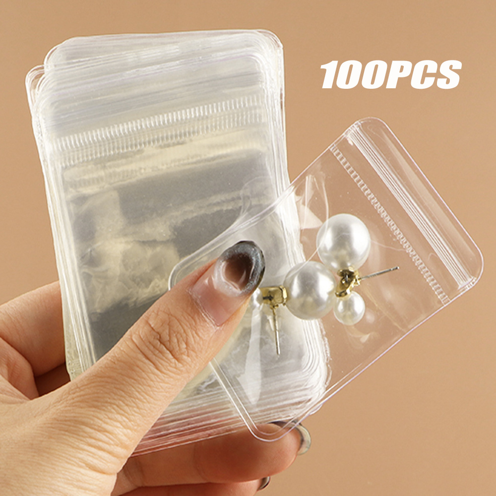 Pvc Transparent Portable Jewelry Bags - Bracelet Earrings Ring  Anti-oxidation Watch Jewelry Storage Bags - Temu Philippines