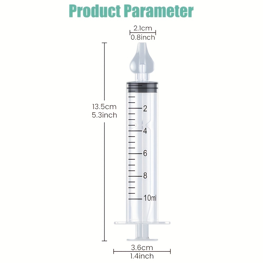 2 Unids/set Irrigación Nasal Bebé, Jeringa Nasal 10ml, Aspirador Nasal  Bebé, Cuidado Bebé, Herramienta Lavado Rinitis, Conveniente, Envío  Gratuito Nuevos Usuarios