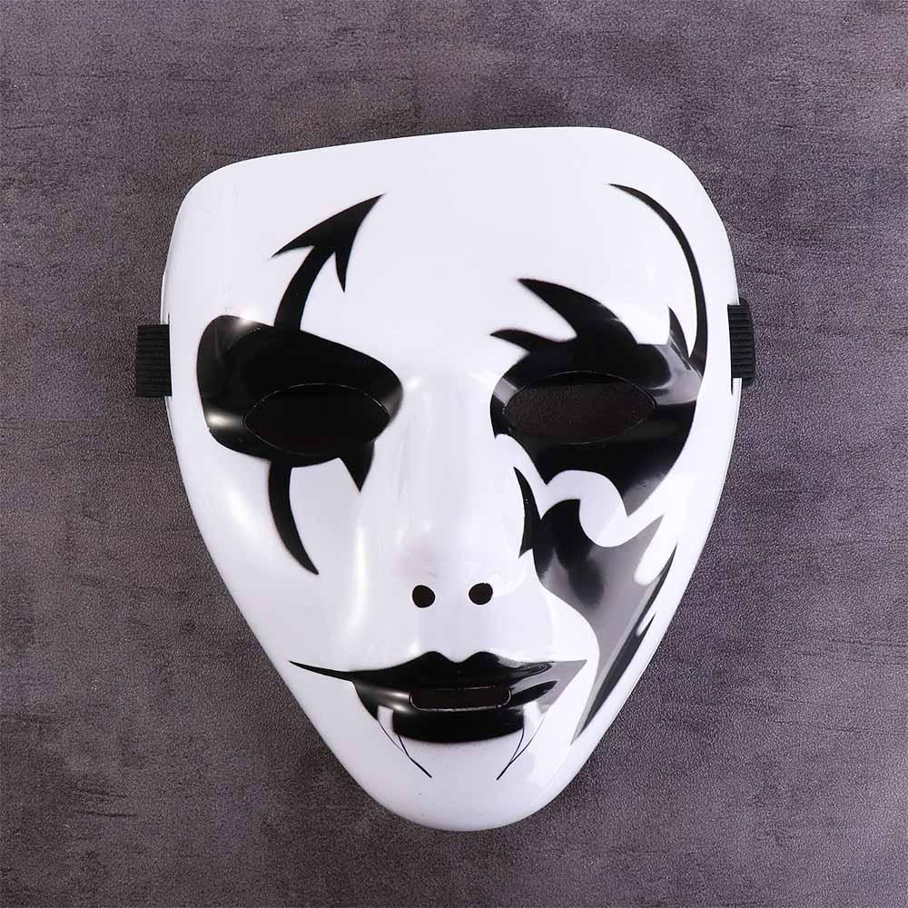 1pcs Full Face Mask Hand-painted Halloween Masquerade Scary Party