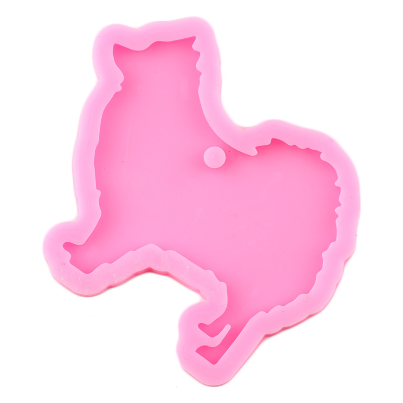 Super Shiny Dog Shape Resin Silicone Mold Resin Casting Pet Epoxy Resin  Craft Silicone Molds DIY Jewelry Making Silicone Mould Polymer Clay Key  Ring