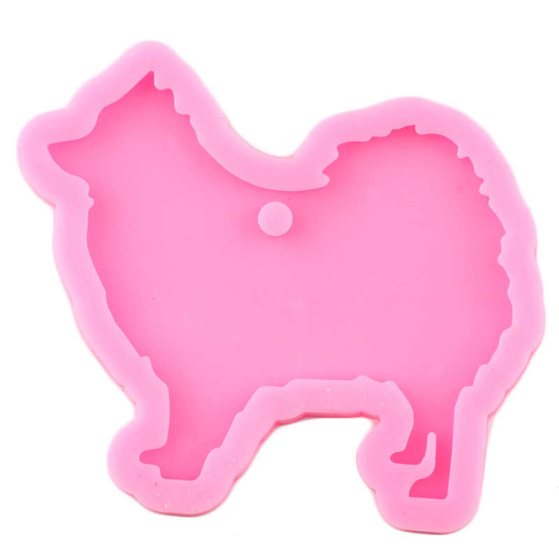 Super Shiny Dog Shape Resin Silicone Mold Resin Casting Pet Epoxy Resin  Craft Silicone Molds DIY Jewelry Making Silicone Mould Polymer Clay Key  Ring