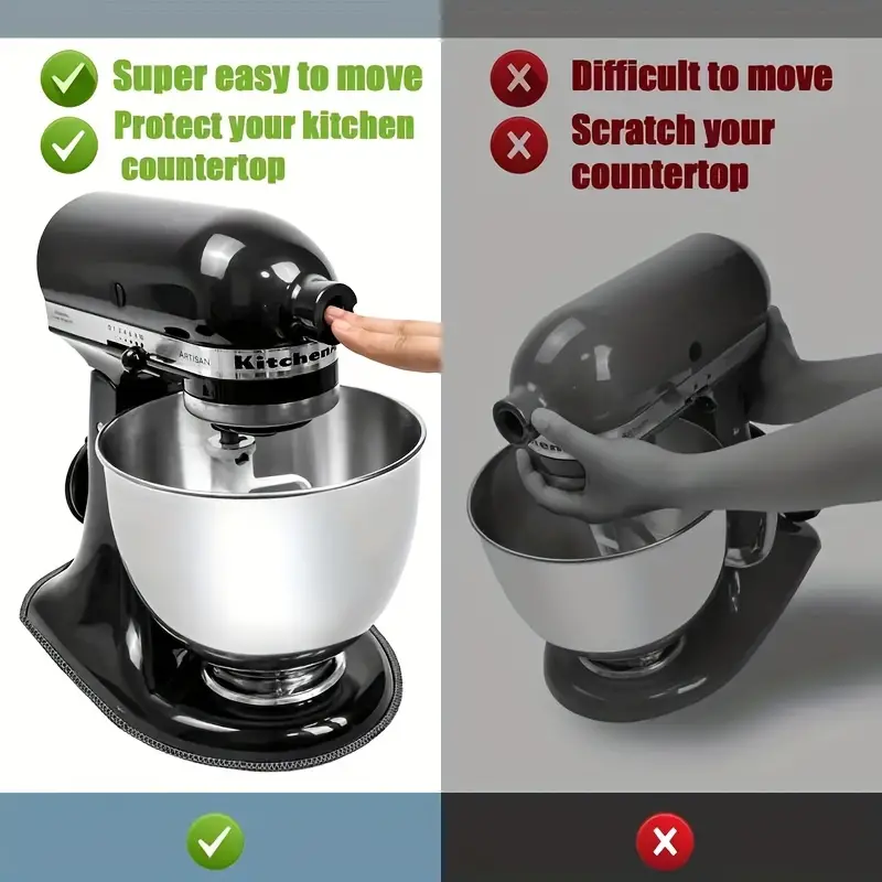 Slide Your Kitchenaid Stand Mixer Effortlessly With Mixer Mover Sliding Mats!  - Temu