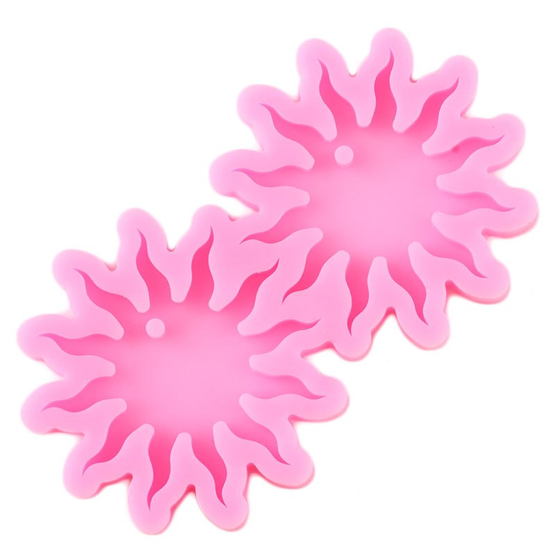 Flower Silicone Mold Floral Epoxy Resin Molds Jewelry Making Flowers Mould  1Pc