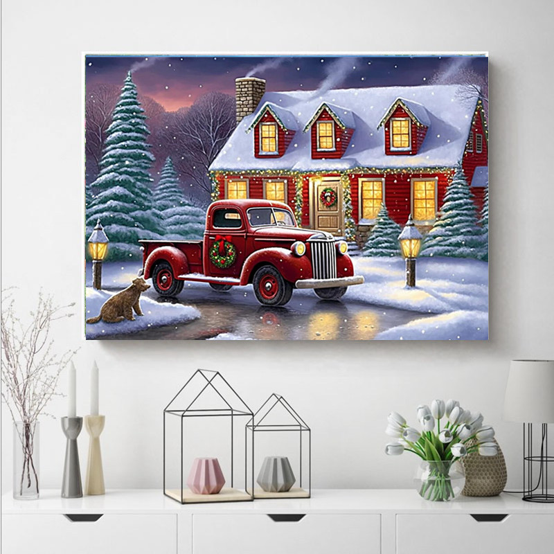 

5d Diy Diamond Painting, Full Diamond Painting With Diamond Art, By Number Kits Embroidery Rhinestone For Wall Decor