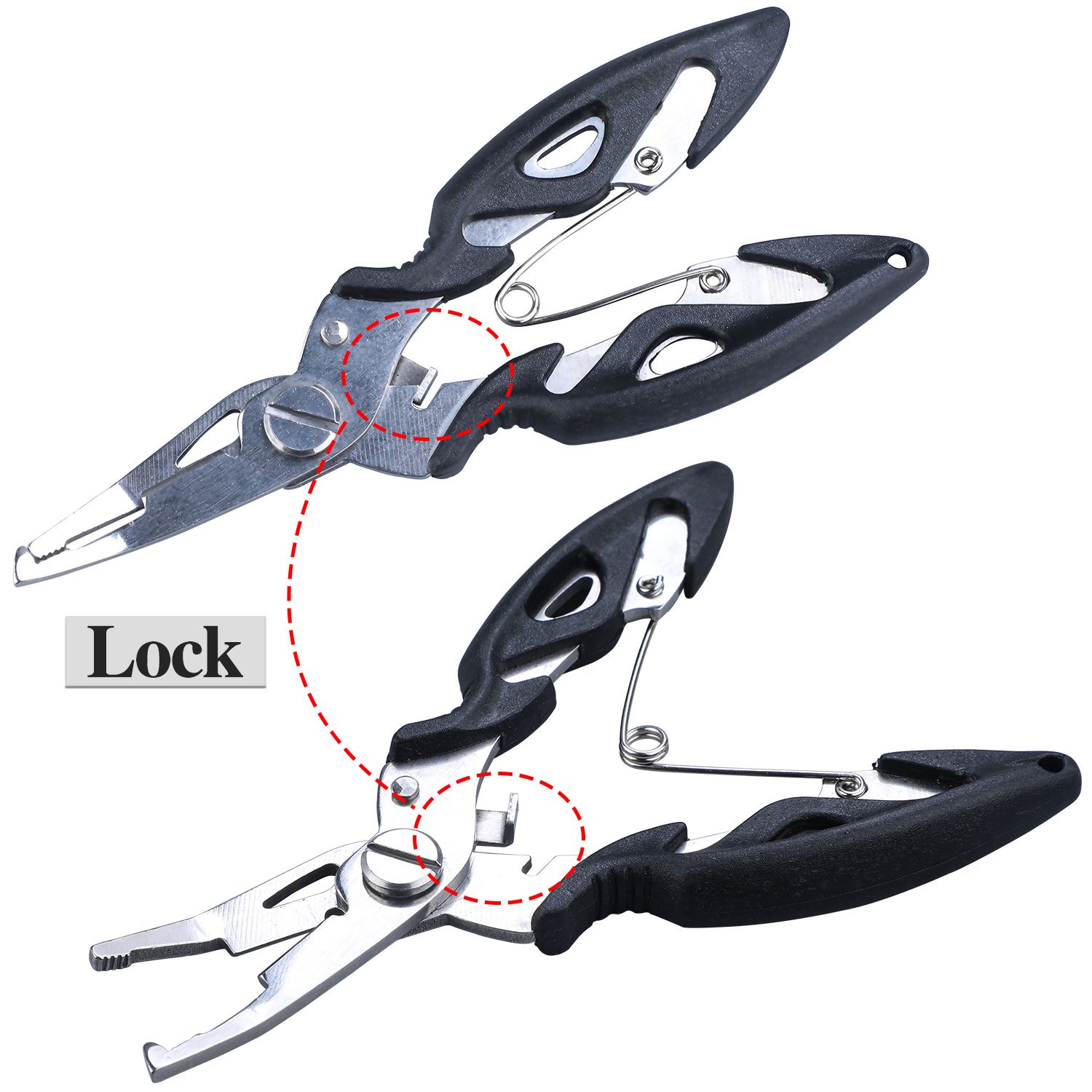 Fishing Tool Kit Aluminum Fish Hook Remover Muti Function Stainless Steel Fishing  Pliers Fish Lip Gripper With Pliers Sheath 240108 From Huo06, $17.4