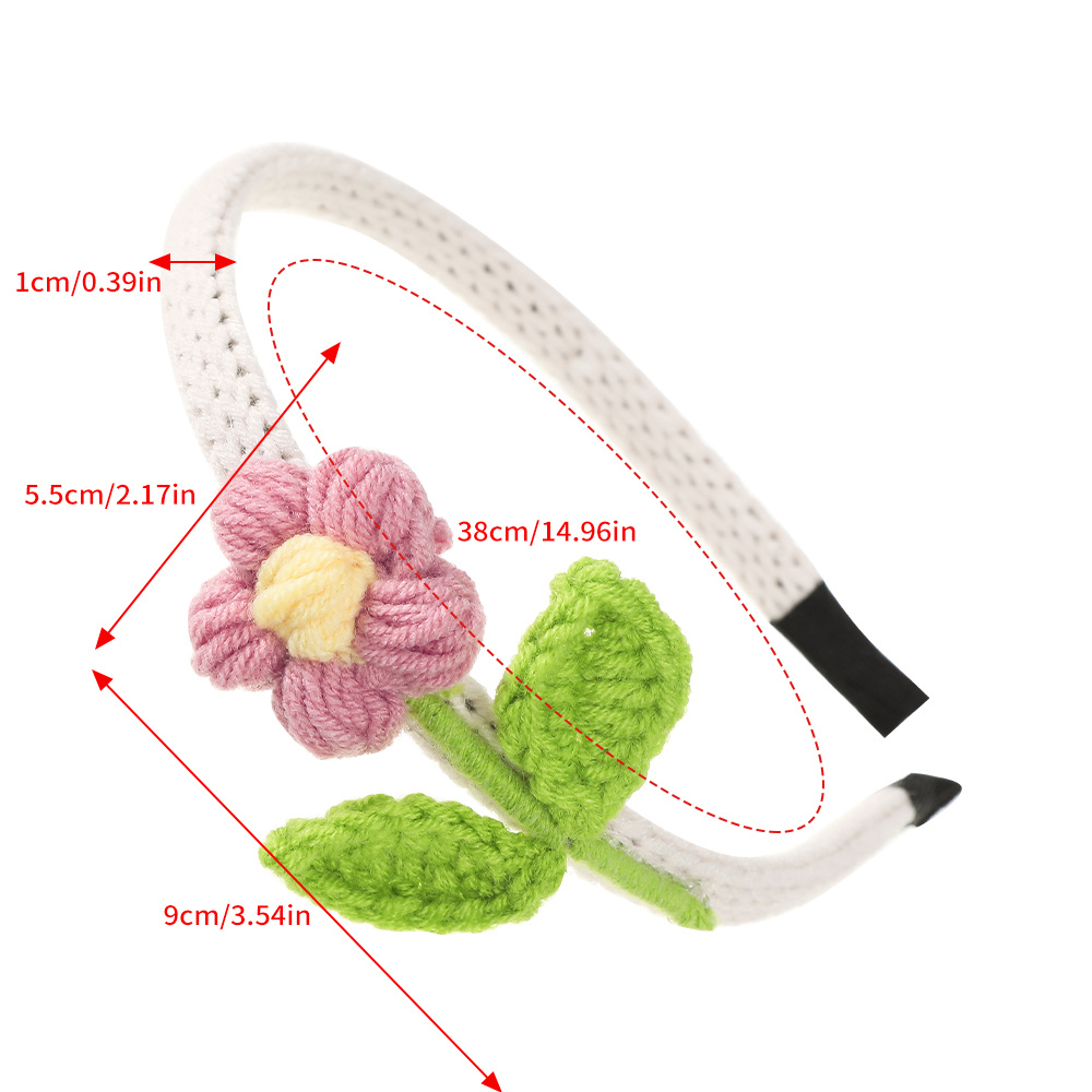 Crocheted Flower Hair Clips - Our Daily Craft