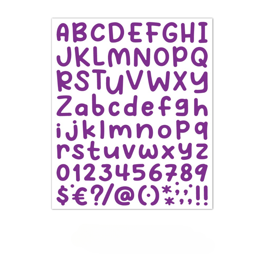 Bubble Letters Sticker Pack