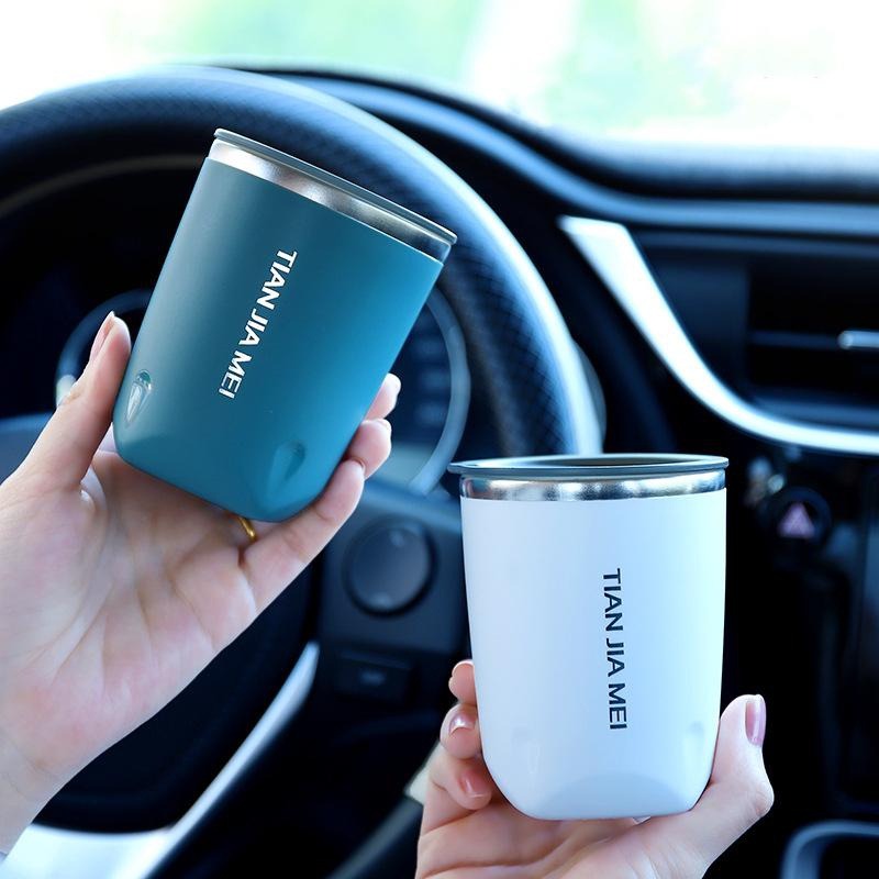 Stainless Steel Coffee Mug Insulated Cup Travel Thermal Vacuum Flask Milk  Tea Water Bottle Mini Portable Tumbler 300ml Thermos