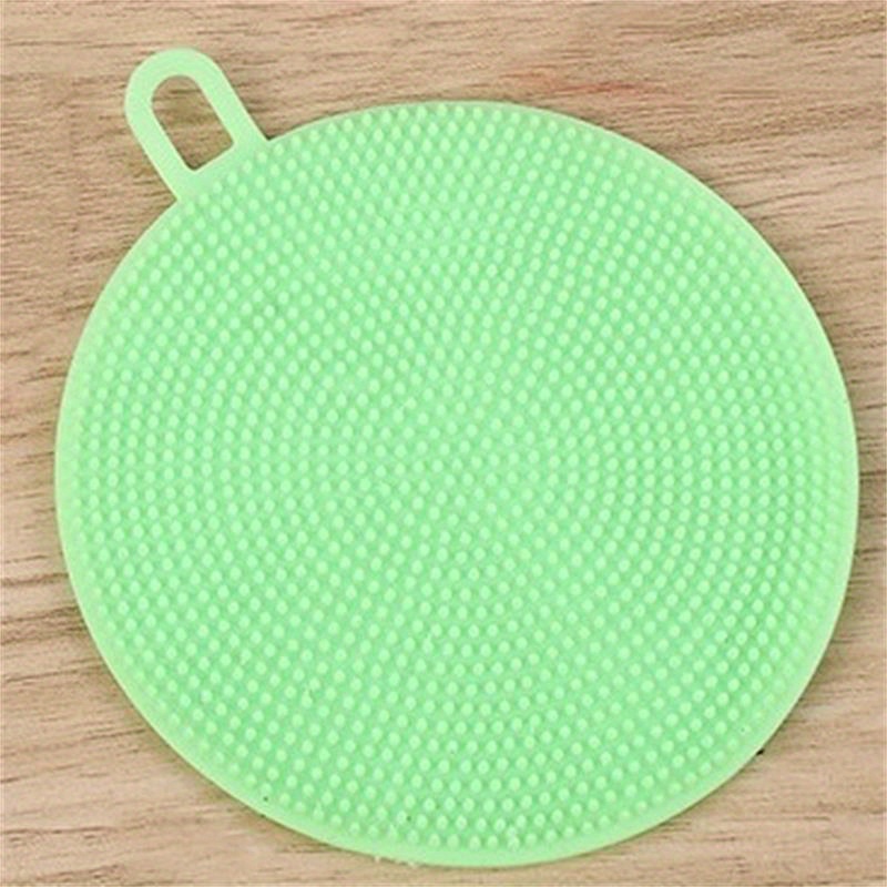 Multifunctional Silicone Dishwashing Brush, Kitchen Household Scouring Pad  Brush, Pot Thickened Large Pot Washing Brush, Cleaning Brush, Soft Hand  Guard, Strong Decontamination, - Temu