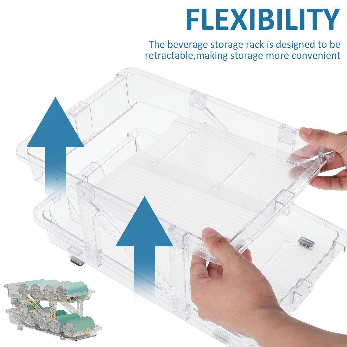 1pc Multi-purpose Transparent Acrylic Storage Box, With Varied Sizes, For  Food Storage Room Organization, Fridge And Freezer Storage, Kitchen  Countertop And Cabinet Organization, And Flexible Combination