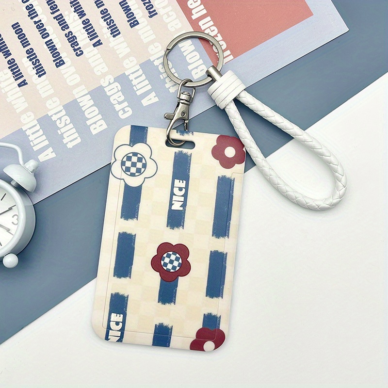 Cute Cartoon Card Holder Portable Lanyard Subway Bus - Temu