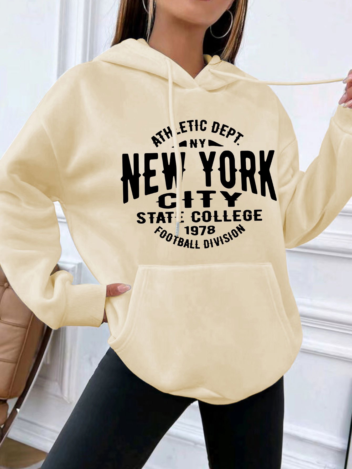 Buy New York Hoodie: New York Hooded Sweatshirt / College Style