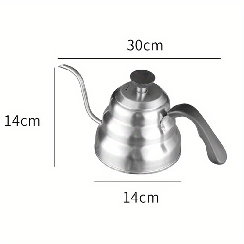 304 Stainless Steel Pour Over Coffee Kettle With Scale Ruler - Temu