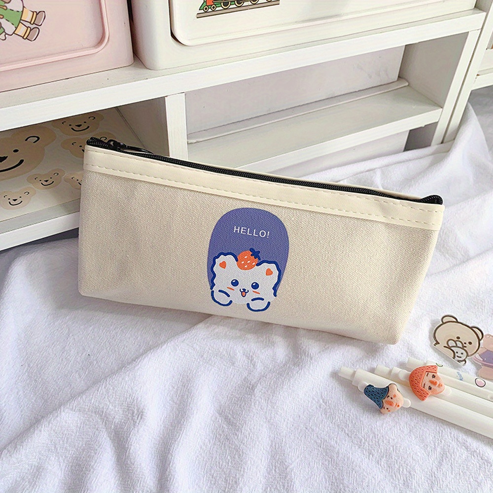 Kawaii Floral Fresh Style Pencil Bag Small Flowers Pencil Cases