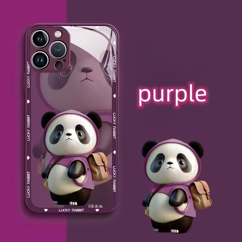 Capa Fofa De Desenho Animado Panda Para IPhone 15/14/13/12/11 Pro Max -  Temu Portugal