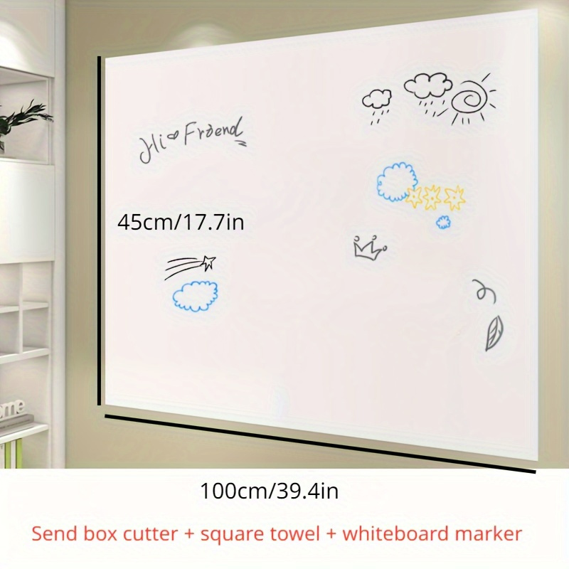 Dry erase Whiteboard Stickers Embossed Removable Adhesive + - Temu