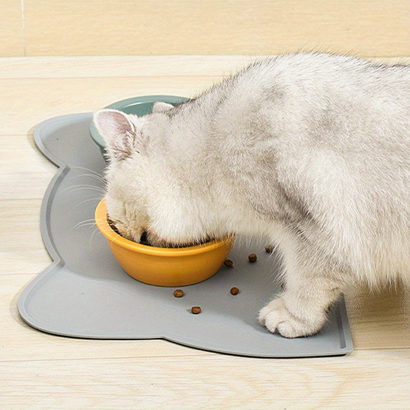 Deago Dog Cat Food Feeding Mat Raised Edge Silicone Non Slip