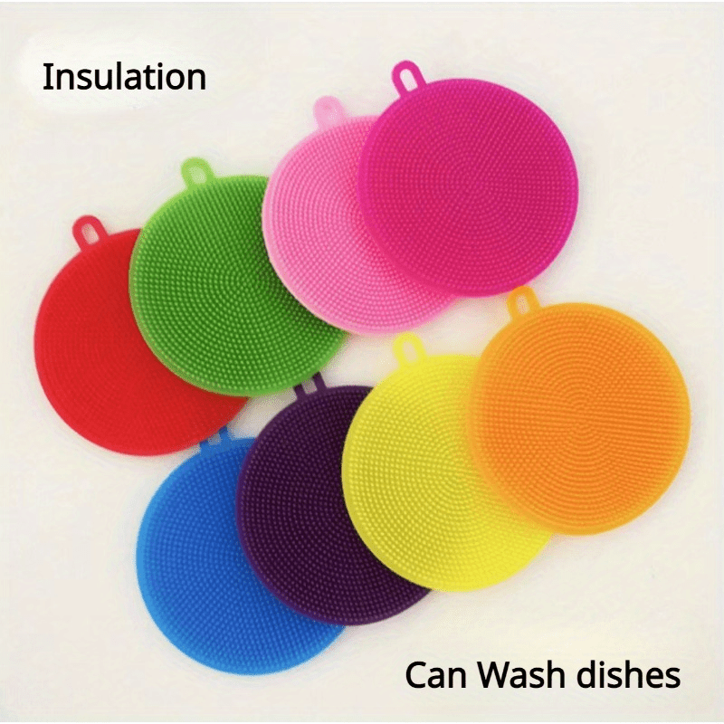 1Pc Multifunctional Silicone Brush Kitchen Dishwashing Brushes