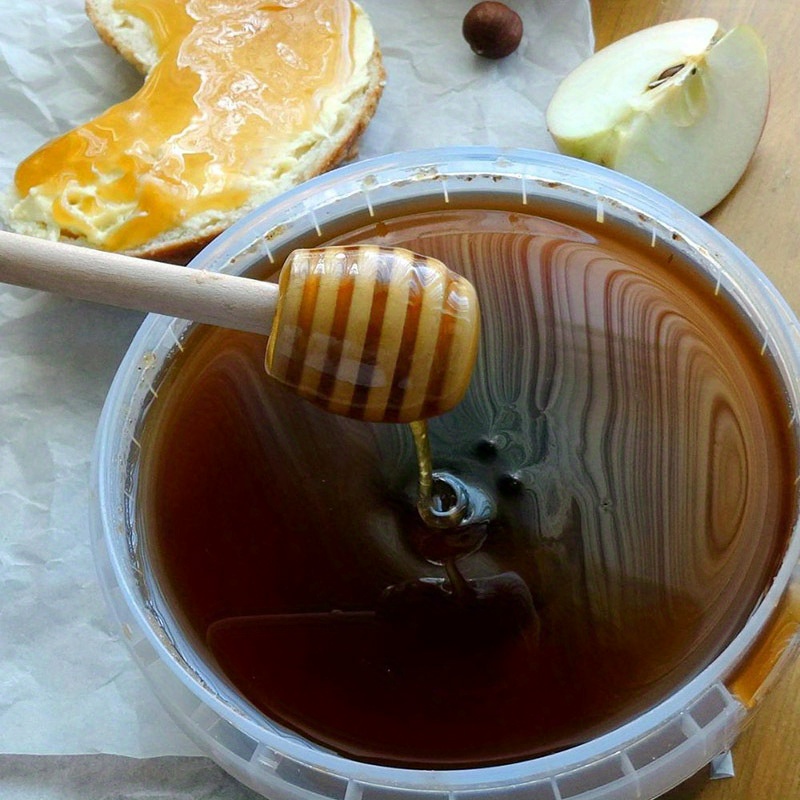 Cuillère à miel en bois | 16 cm | Louche de miel | bol