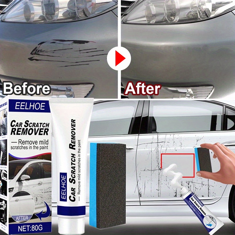 Car Scratch Repair Polishing Wax Body Compound Repair Polish Paint Remover  Care With Sponge 