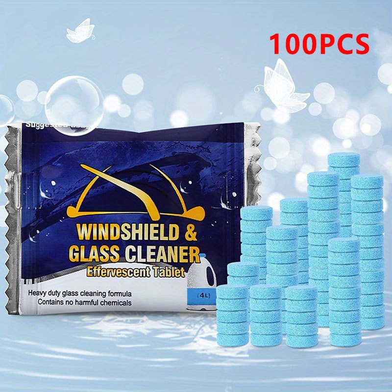 Car Windshield Washer Tablets-Washer Fluid Tablets Glass Cleaner