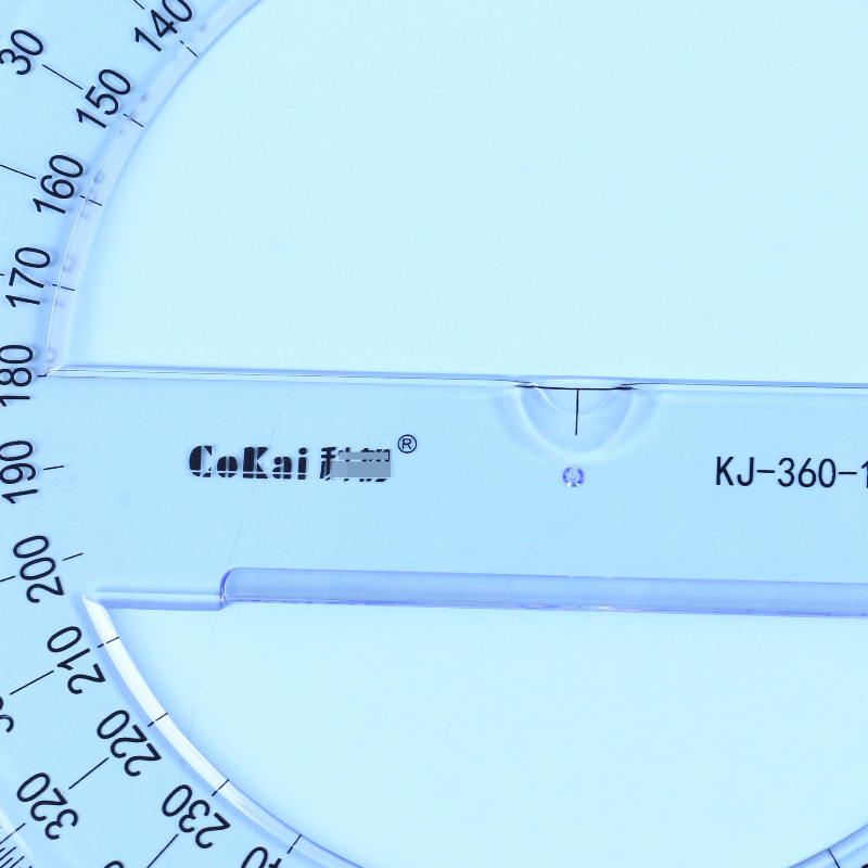 Protractor With Pointer Full Circle Protractor 360 - Temu Canada