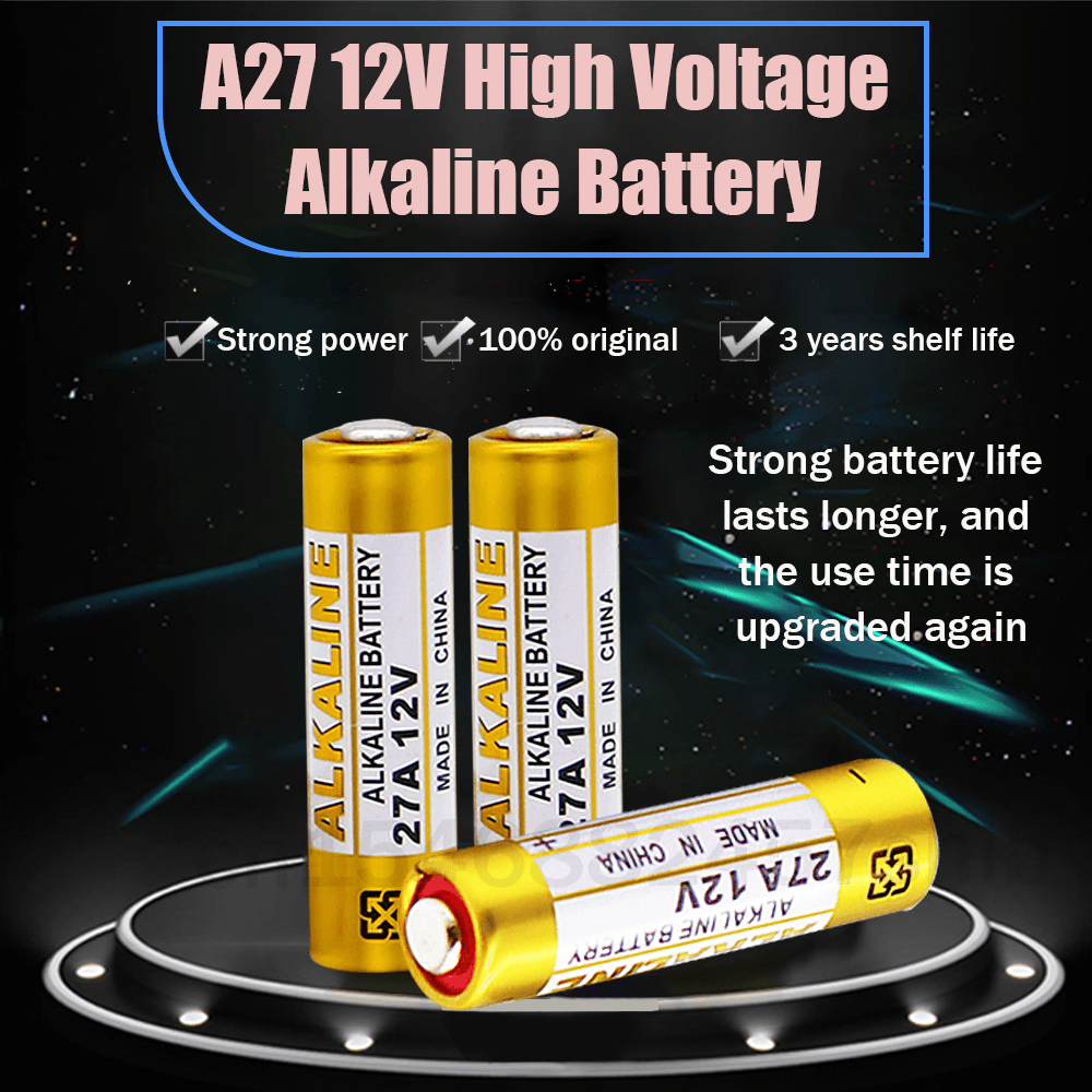 12V A27 27A Alkaline Battery G27A MN27 MS27 GP27A L828 V27GA ALK27A A27BP  K27A VR27 R27A For Clock Remote Control Dry Cell