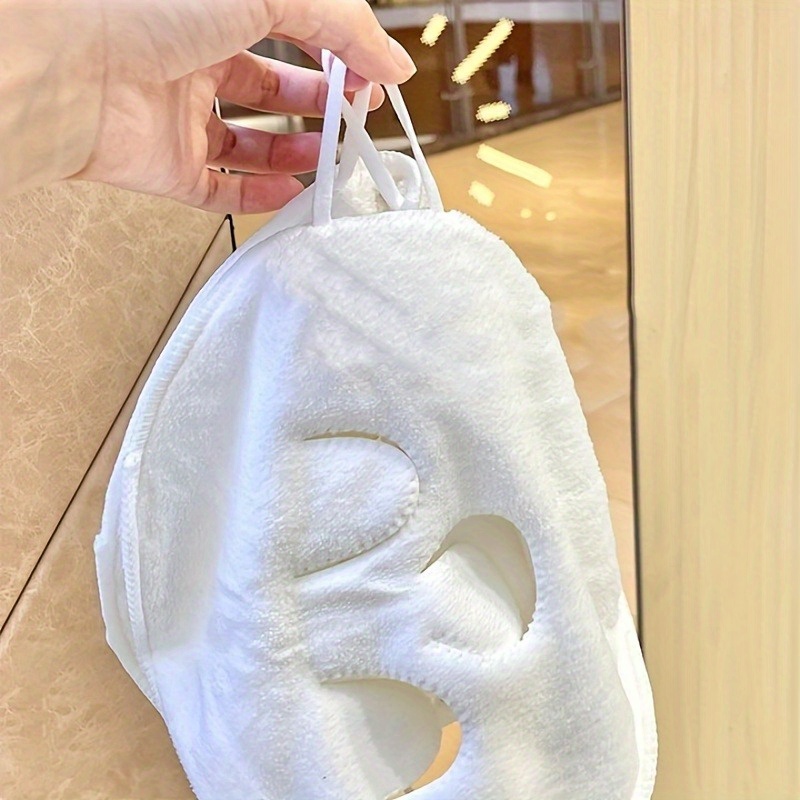 Hot Compress Face Towel Masks Reusable Facial Steamer Towel - Temu