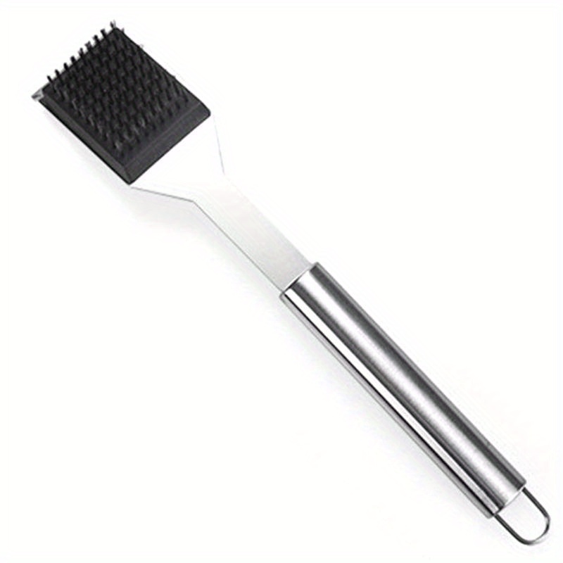 Grill Brush With Scraper, Stainless Steel Bbq Grill Cleaning Brush, Barbecue  Bbq Tool, Kitchen Gadgets, Kitchen Accessories, Home Kitchen Items, Outdoor  Decor - Temu